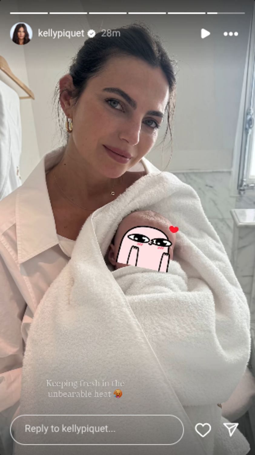 Kelly Piquet and Lily Source: Instagram/@Kellypiquet